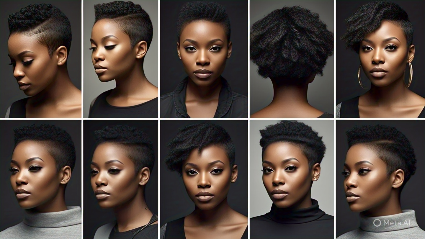 low-maintenance-short-natural-haircuts-for-black-females